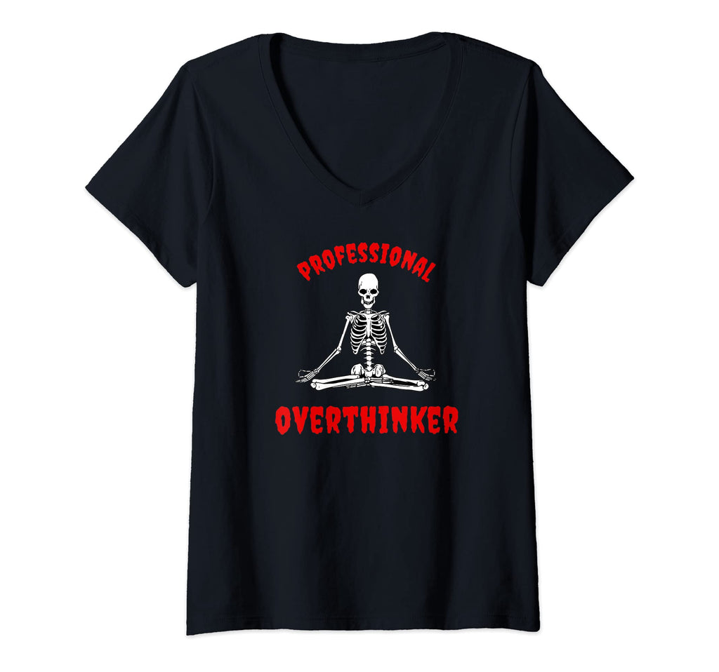 Womens Professional Overthinker Goth T-Shirt - Aesthetic Graphic Men Women - T-Shirt, Sweatshirt, Hoodie