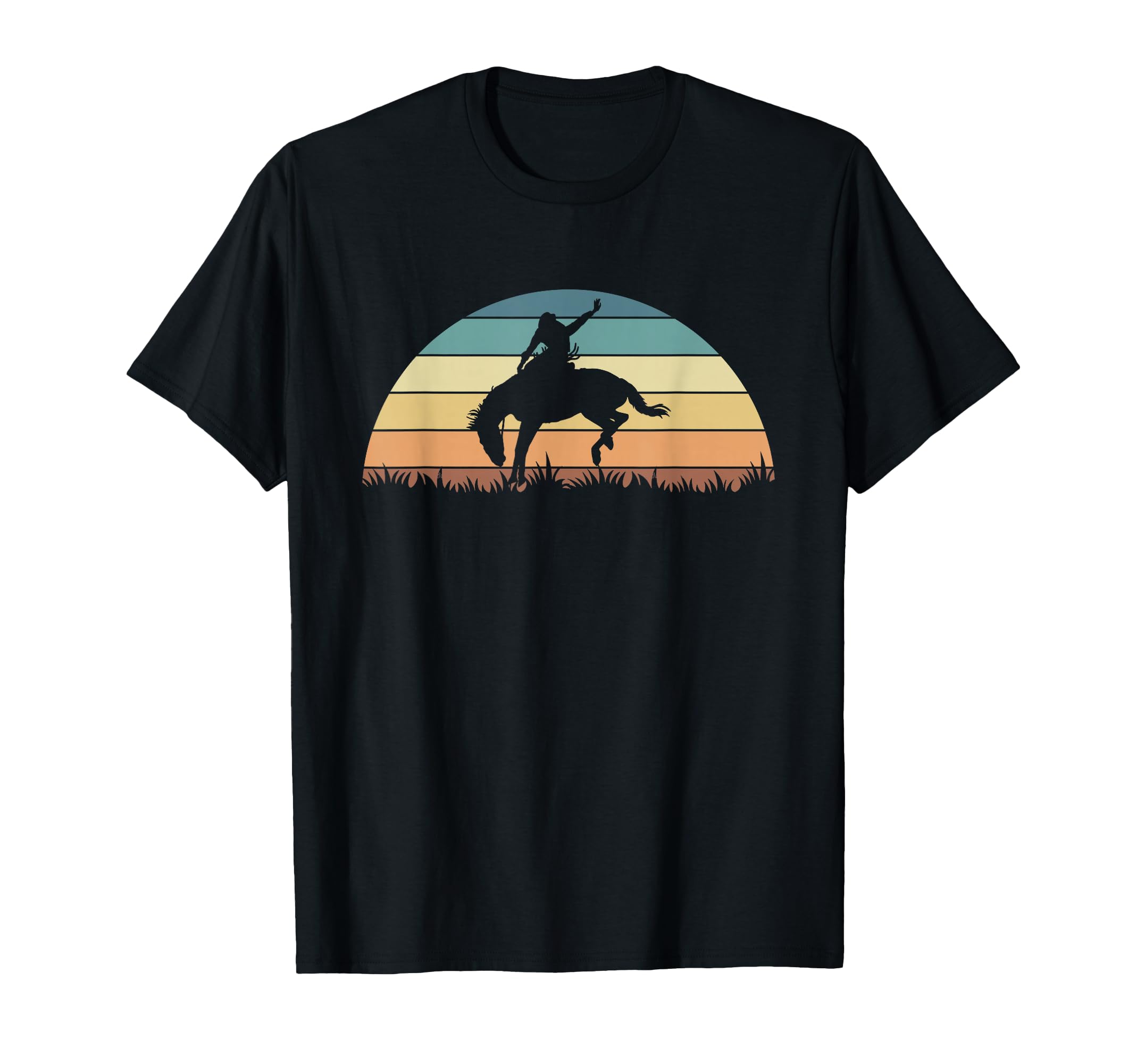 Rodeo Wild West Cowboy Horseman T-Shirt - Streetwear Style for Adults - T-Shirt, Sweatshirt, Hoodie