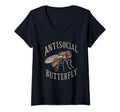 Womens Antisocial Butterfly Goth T-Shirt - Streetwear Style Men Women - T-Shirt, Sweatshirt, Hoodie