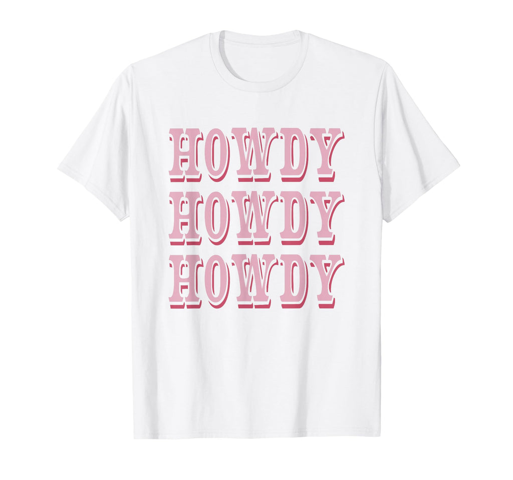 Howdy Preppy Rodeo Western Country T-Shirt - Fun Novelty Design for Adults - T-Shirt, Sweatshirt, Hoodie