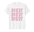 Howdy Preppy Rodeo Western Country T-Shirt - Fun Novelty Design for Adults - T-Shirt, Sweatshirt, Hoodie