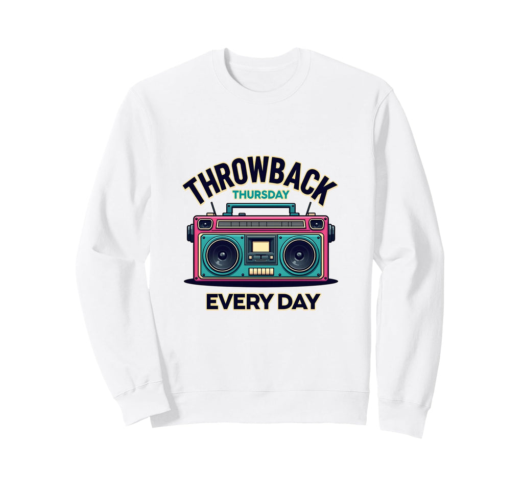 Throwback Thursday Everyday Sweatshirt - Minimalist Print Men Women - T-Shirt, Sweatshirt, Hoodie