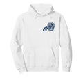 Motorcycle Racing Distressed Hoodie - Fun Novelty Design Men Women - T-Shirt, Sweatshirt, Hoodie