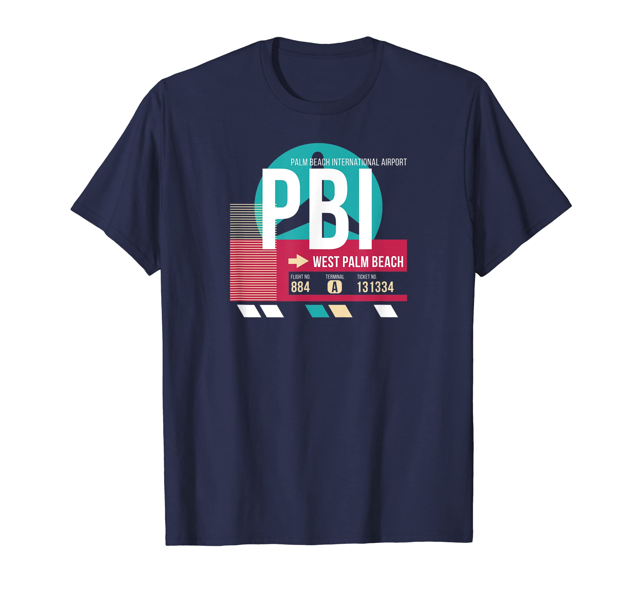 West Palm Beach Pbi Airport Code T-Shirt - Trendy Graphic for Adults - T-Shirt, Sweatshirt, Hoodie