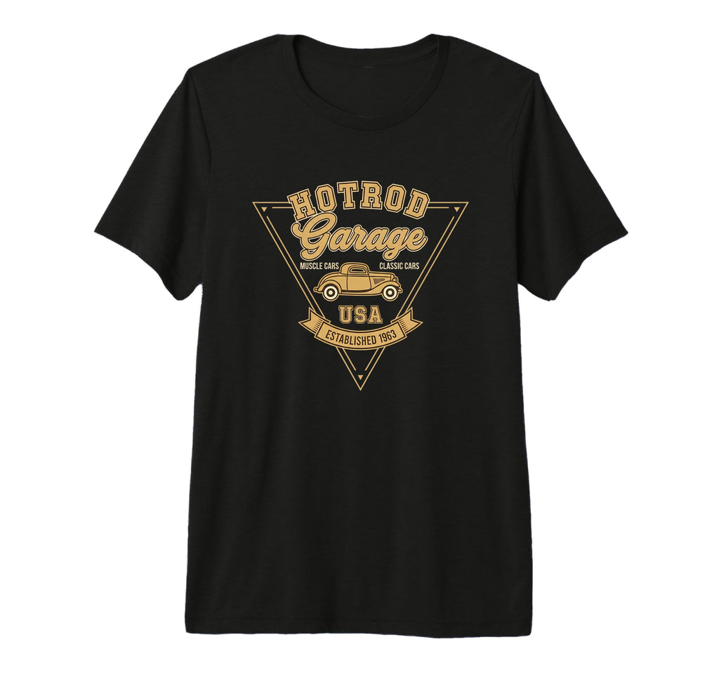 Usa Hotrod Garage Muscle Cars Cars Est T-Shirt - Streetwear Style Unisex - T-Shirt, Sweatshirt, Hoodie