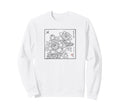 Traditional Japanese Peony Floral Sweatshirt - Graphic Print for Adults - T-Shirt, Sweatshirt, Hoodie