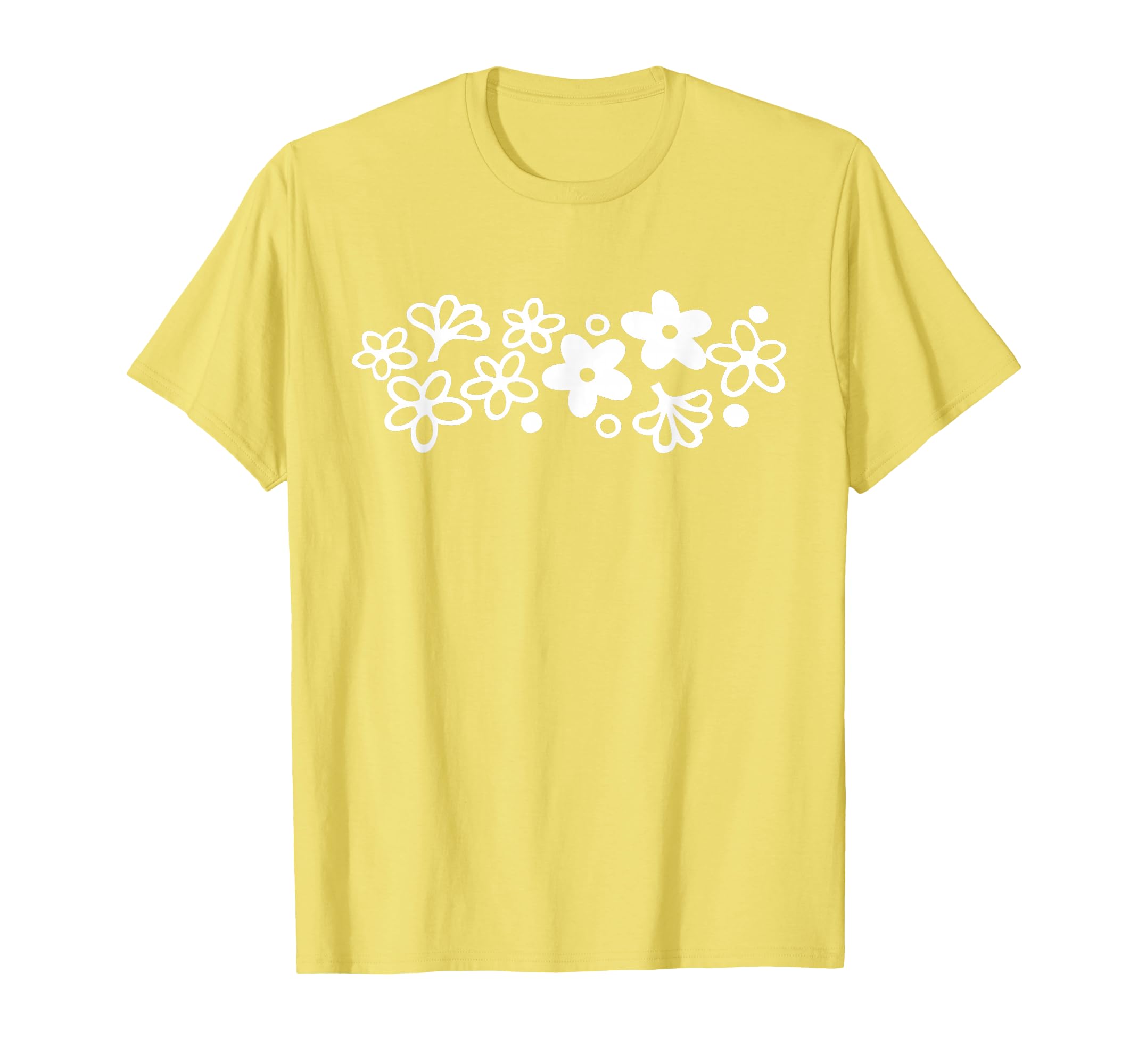 Pyrex Pattern Spring Blossom White T-Shirt - Minimalist Print for Adults - T-Shirt, Sweatshirt, Hoodie