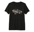 American Muscle Car 60S 70S Car Lover Tri T-Shirt - Unique Graphic Unisex - T-Shirt, Sweatshirt, Hoodie