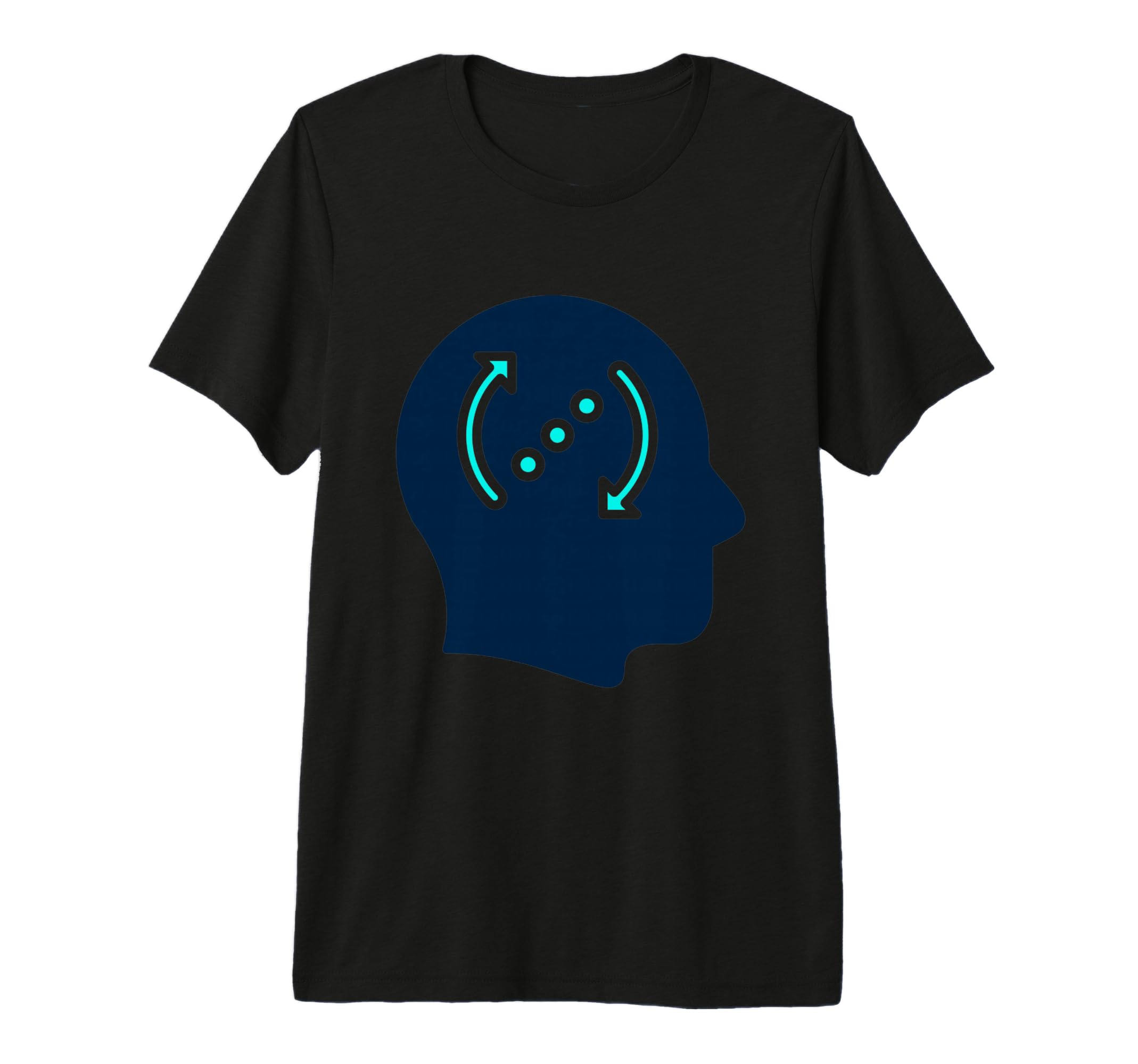 Overthinker Rumination Tri Blend T-Shirt - Minimalist Print Unisex - T-Shirt, Sweatshirt, Hoodie