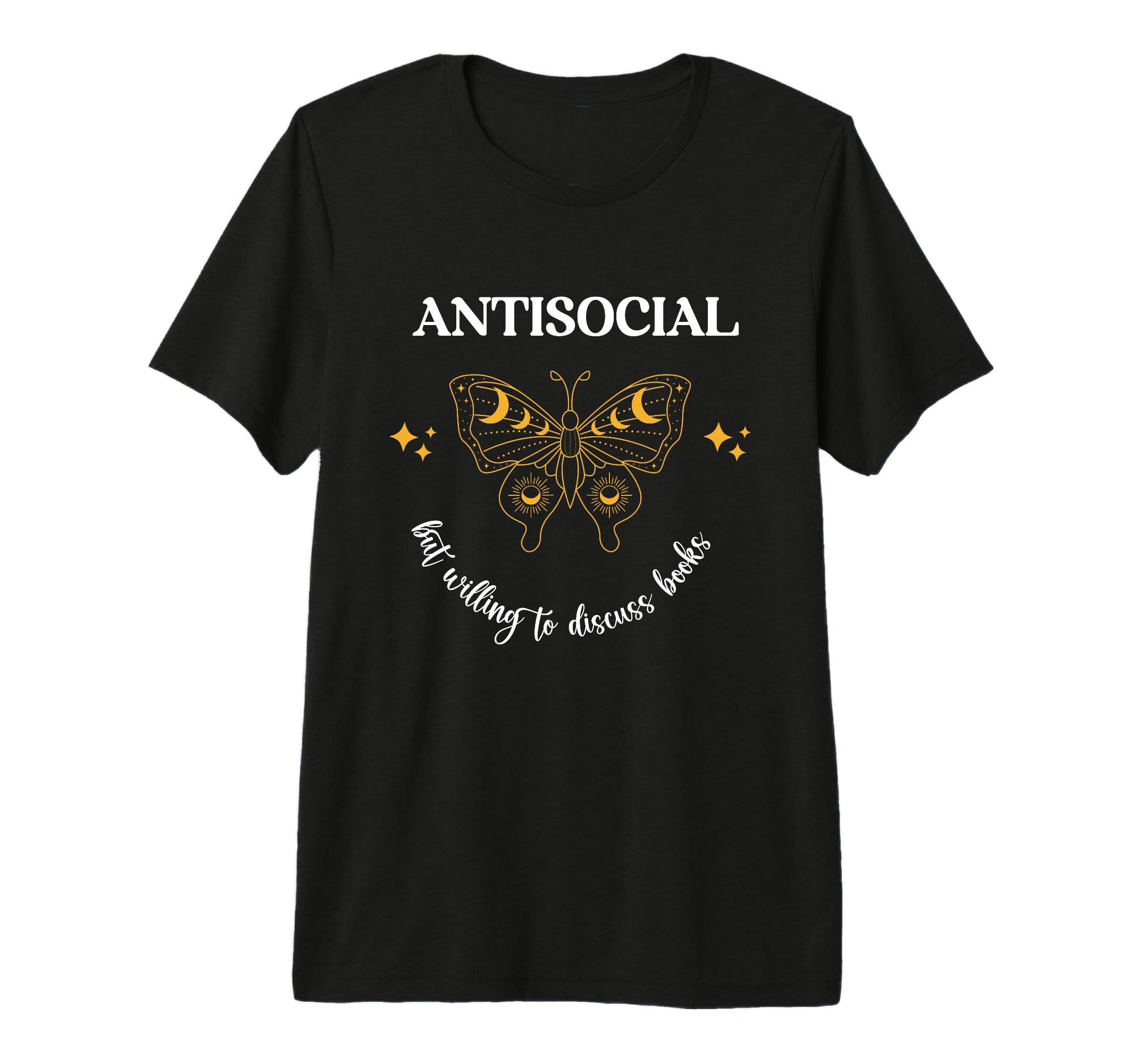 Antisocial Book Club Introvert T-Shirt - Minimalist Print for Adults - T-Shirt, Sweatshirt, Hoodie