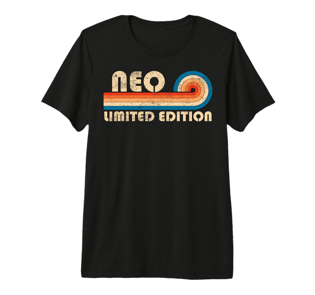Neo 70S 80S Sunset Stripe Tri Blend T-Shirt - Fun Novelty Design Unisex - T-Shirt, Sweatshirt, Hoodie