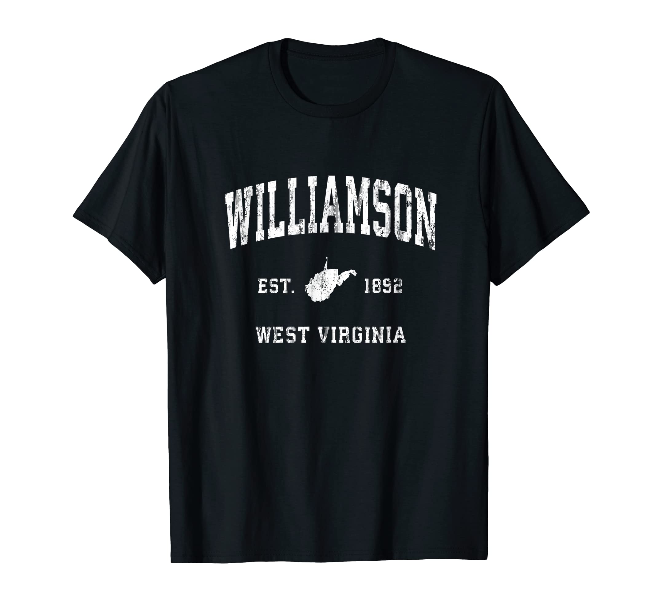 Williamson West Virginia Wv Athletic T-Shirt - Minimalist Print Unisex - T-Shirt, Sweatshirt, Hoodie