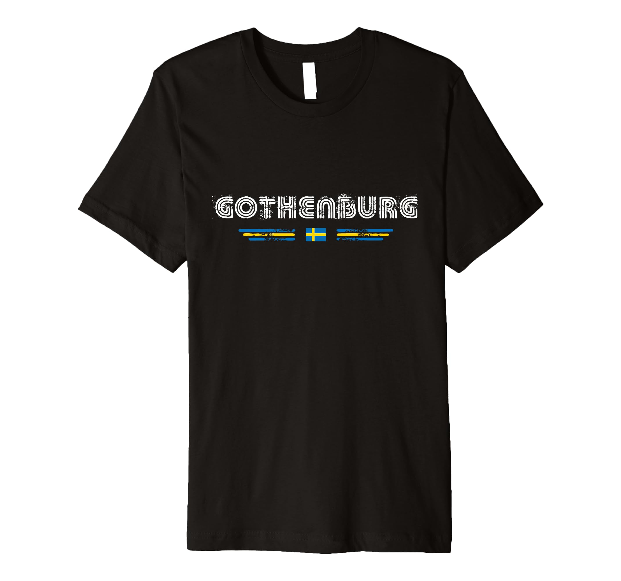 Gothenburg Sweden 70S 80S Type T-Shirt - Trendy Graphic Men Women - T-Shirt, Sweatshirt, Hoodie