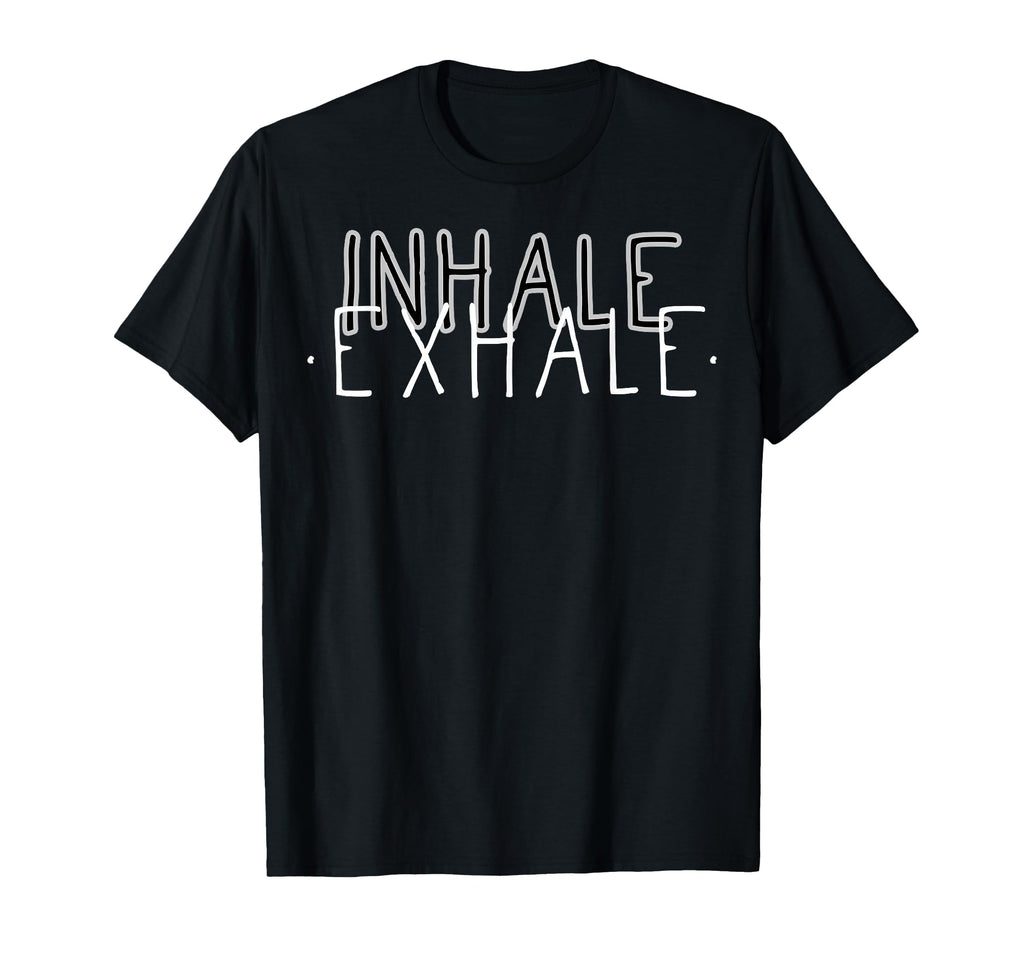 Inhale Exhale Mindfulness T-Shirt - Aesthetic Graphic for Adults - T-Shirt, Sweatshirt, Hoodie