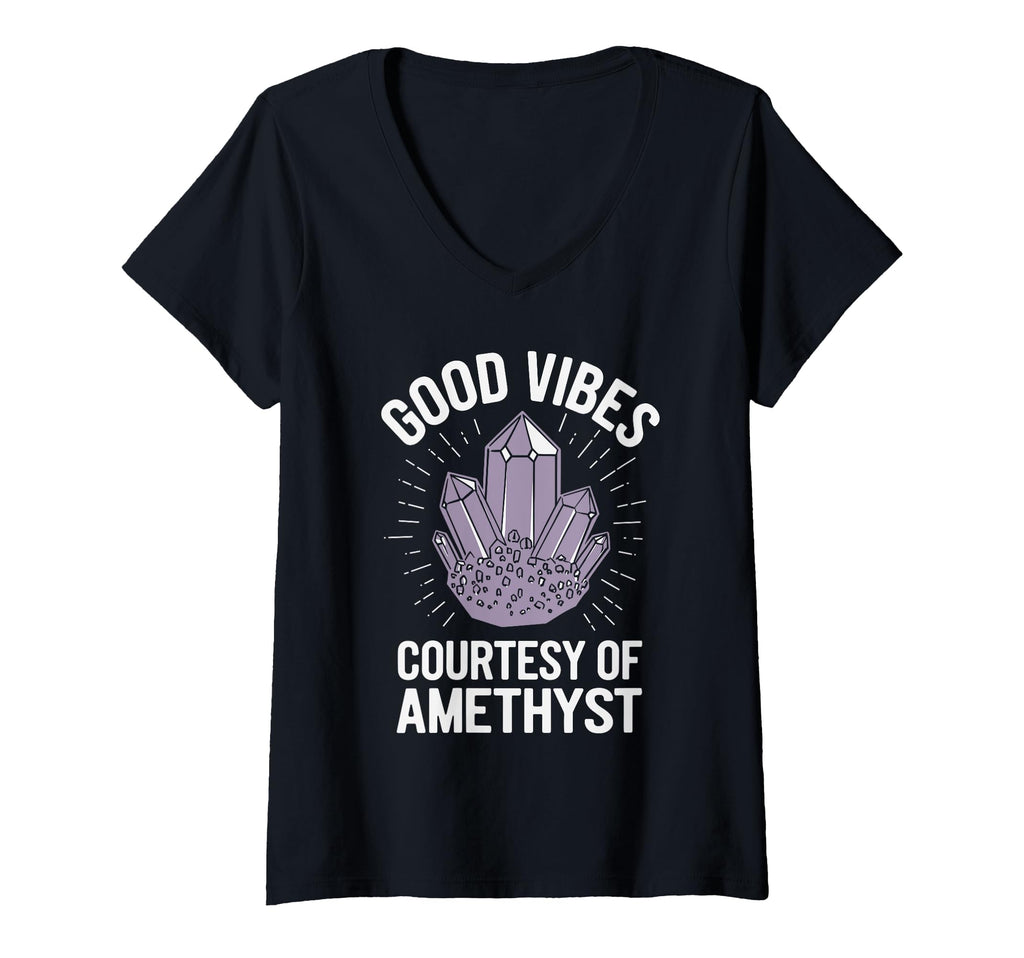 Womens Healing Crystals Energy Stones T-Shirt - Fun Novelty Design Unisex - T-Shirt, Sweatshirt, Hoodie