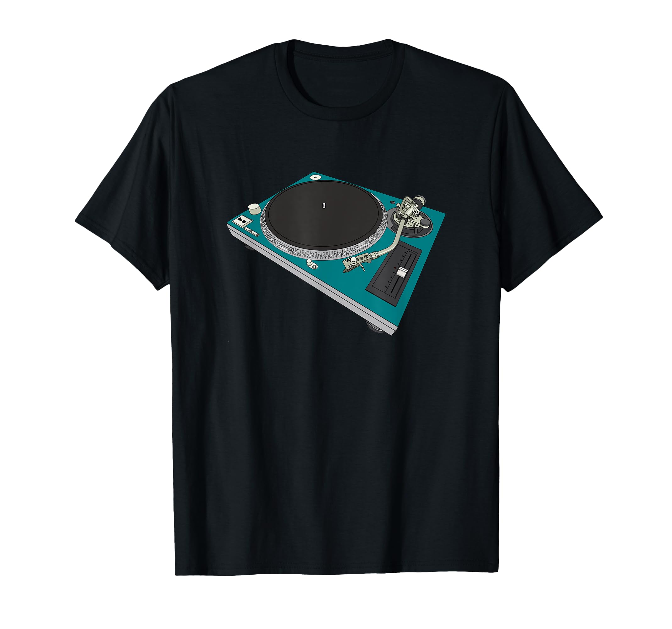 Turntable Vinyl Record Player T-Shirt - Graphic Print Men Women - T-Shirt, Sweatshirt, Hoodie