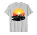 Muscle Cars American Lovers Sunset T-Shirt - Unique Graphic Unisex - T-Shirt, Sweatshirt, Hoodie
