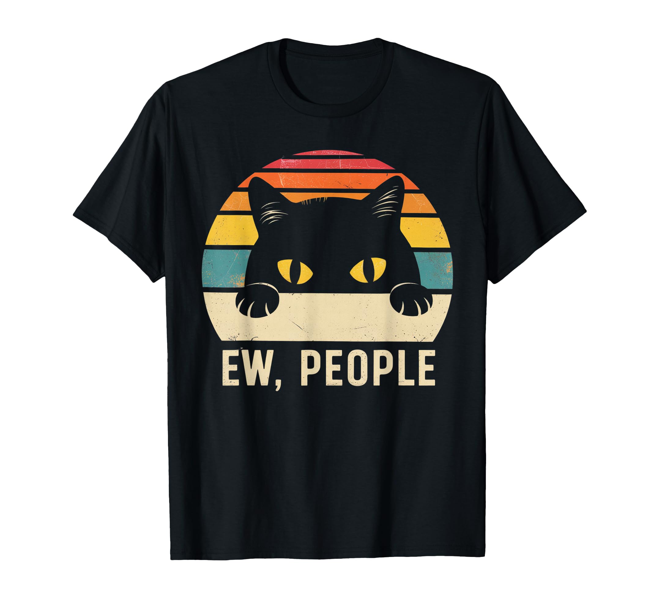 Ew People Cat Funny Anti Social T-Shirt - Minimalist Print Men Women - T-Shirt, Sweatshirt, Hoodie