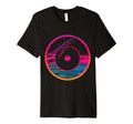 Vinyl Record Vaporwave Turntable T-Shirt - Minimalist Print for Adults - T-Shirt, Sweatshirt, Hoodie