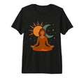 Meditation Sun Moon Yoga Spiritual Self T-Shirt - Trendy Graphic Unisex - T-Shirt, Sweatshirt, Hoodie