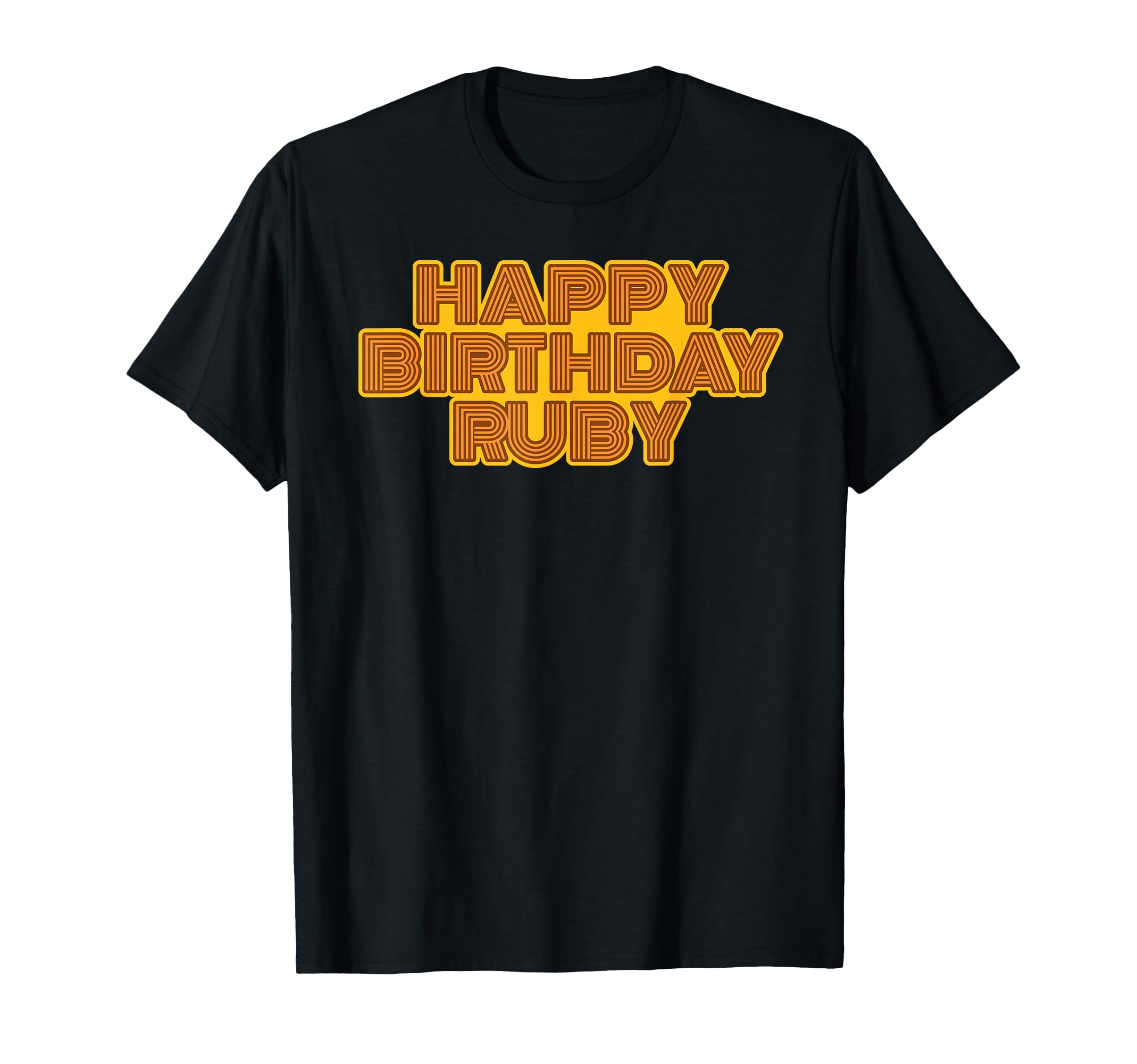 Happy Birthday Ruby Personalized Name T-Shirt - Trendy Graphic Men Women - T-Shirt, Sweatshirt, Hoodie