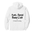 Anti Social Book Club Introverted Readers Hoodie - Graphic Print Men Women - T-Shirt, Sweatshirt, Hoodie