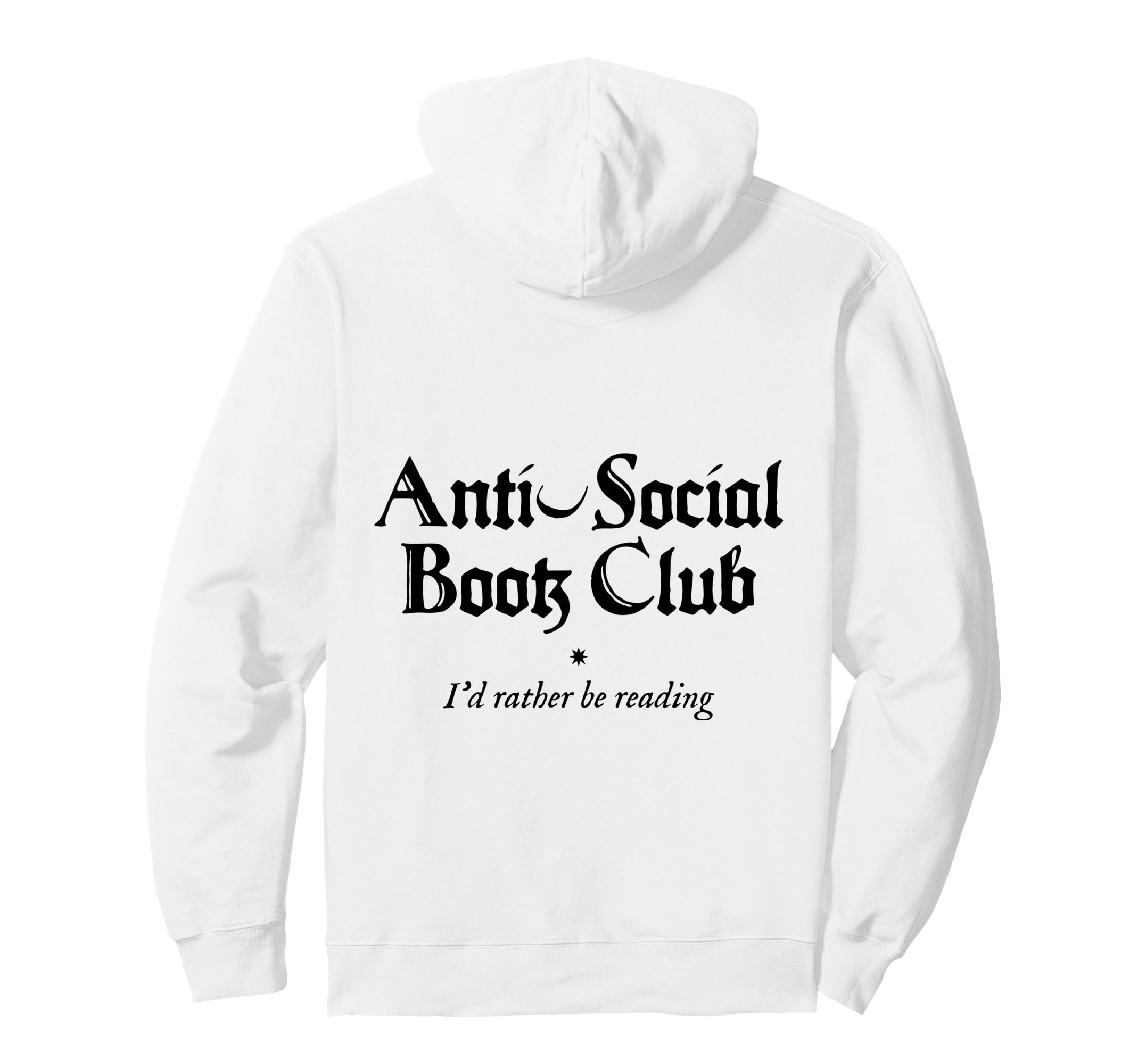 Anti Social Book Club Introverted Readers Hoodie - Graphic Print Men Women - T-Shirt, Sweatshirt, Hoodie