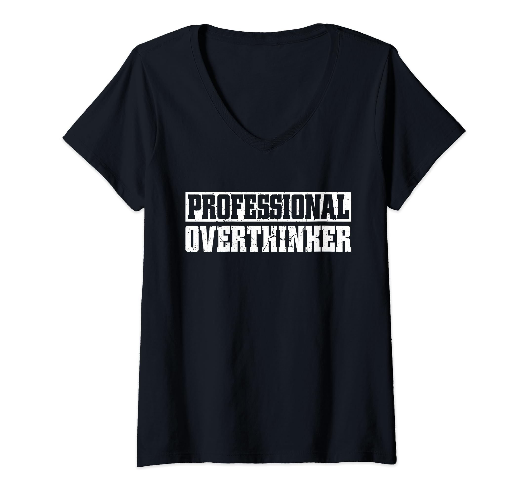 Womens Professional Overthinker Introvert T-Shirt - Trendy Graphic Unisex - T-Shirt, Sweatshirt, Hoodie