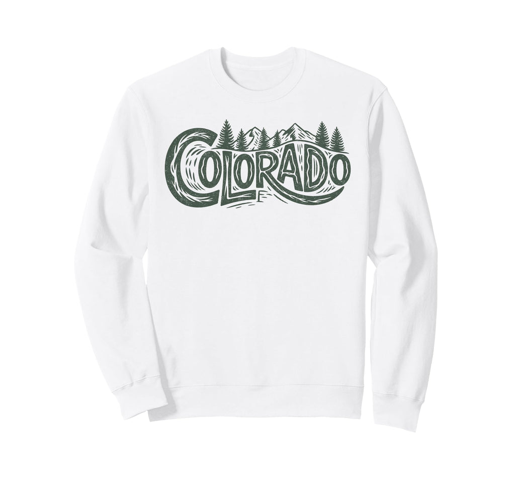 Colorado Mountains Nature Hiking Sweatshirt - Custom Art Print Unisex - T-Shirt, Sweatshirt, Hoodie