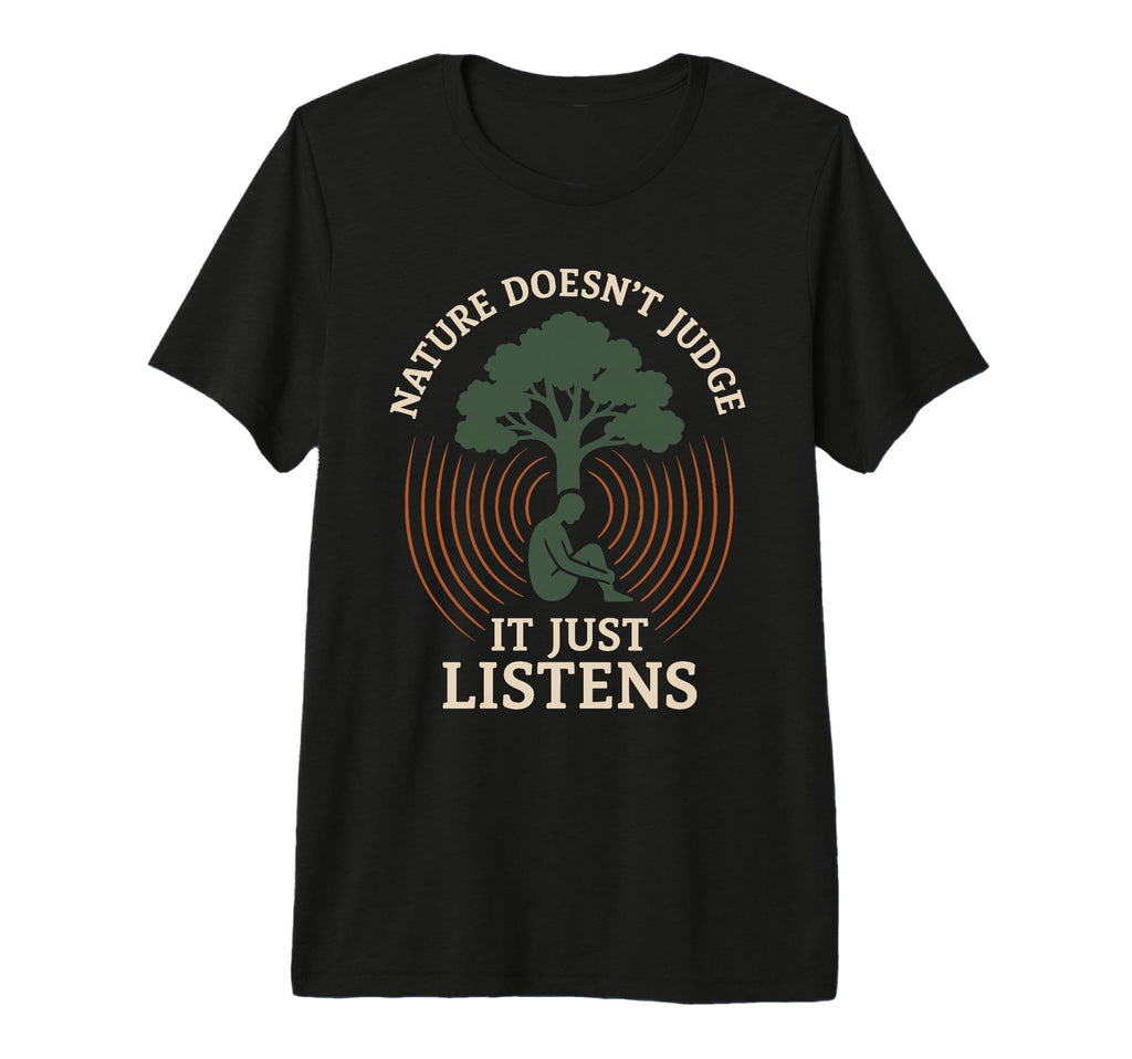 Forest Walk Overthinker Mental Reset T-Shirt - Trendy Graphic Men Women - T-Shirt, Sweatshirt, Hoodie