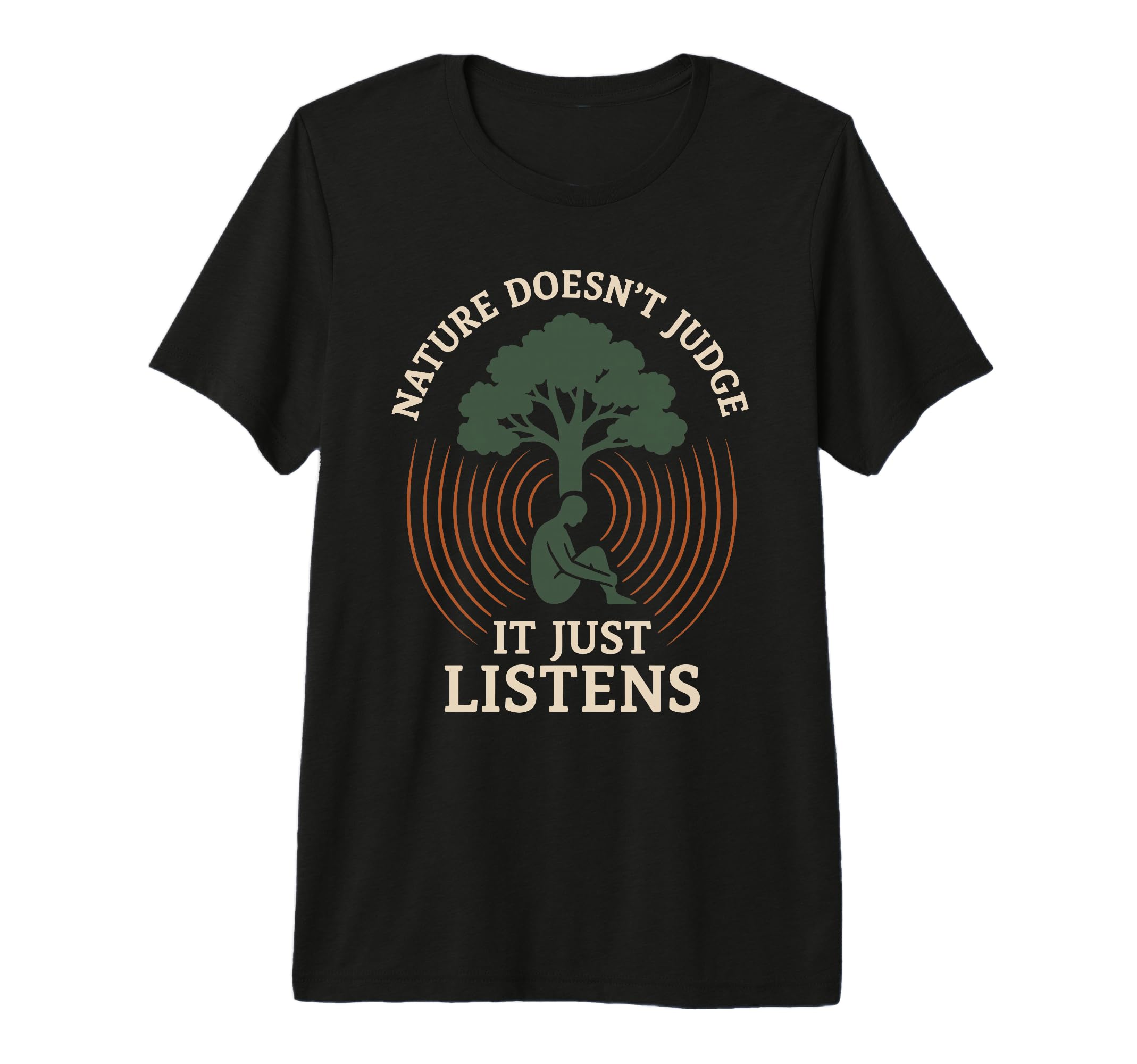 Forest Walk Overthinker Mental Reset T-Shirt - Trendy Graphic Men Women - T-Shirt, Sweatshirt, Hoodie