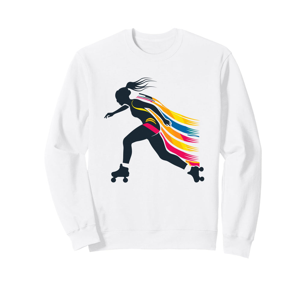 Roller Skating Skate Park Sweatshirt - Unique Graphic Men Women - T-Shirt, Sweatshirt, Hoodie