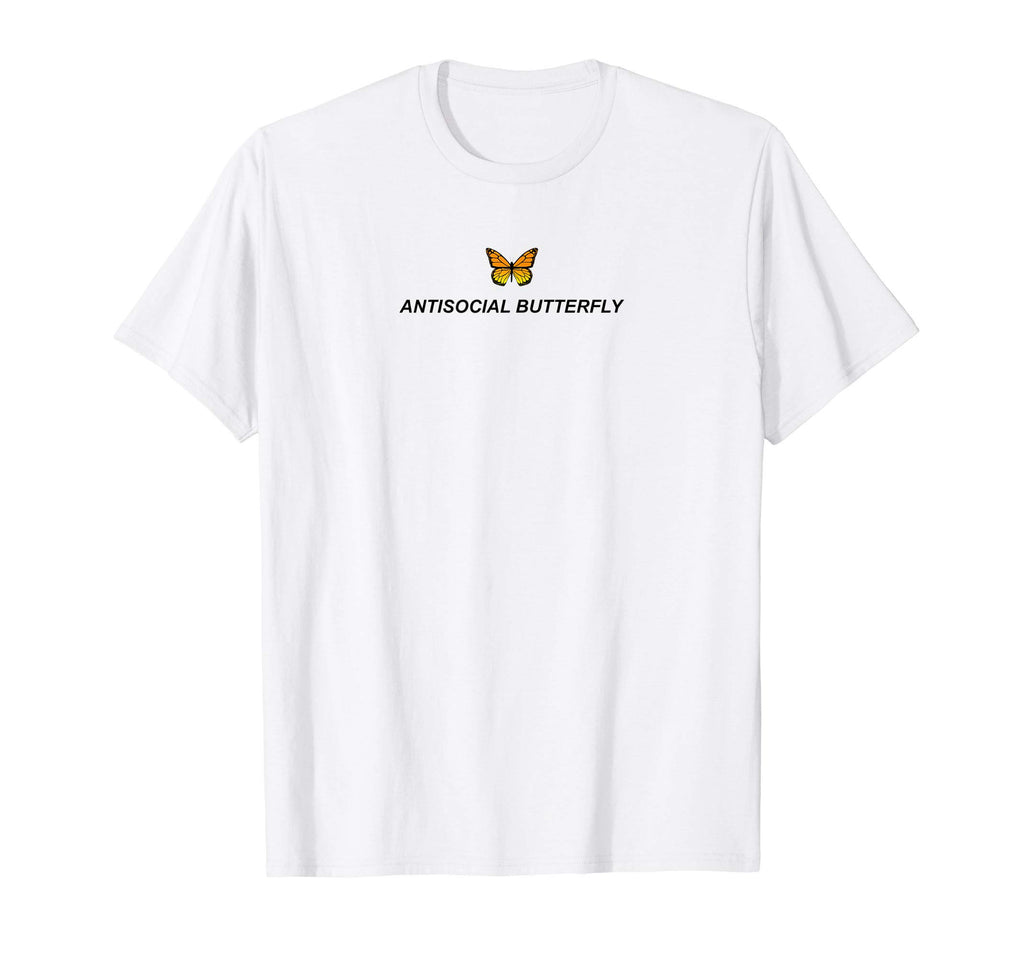 Antisocial Butterfly Aesthetic Soft E T-Shirt - Graphic Print for Adults - T-Shirt, Sweatshirt, Hoodie