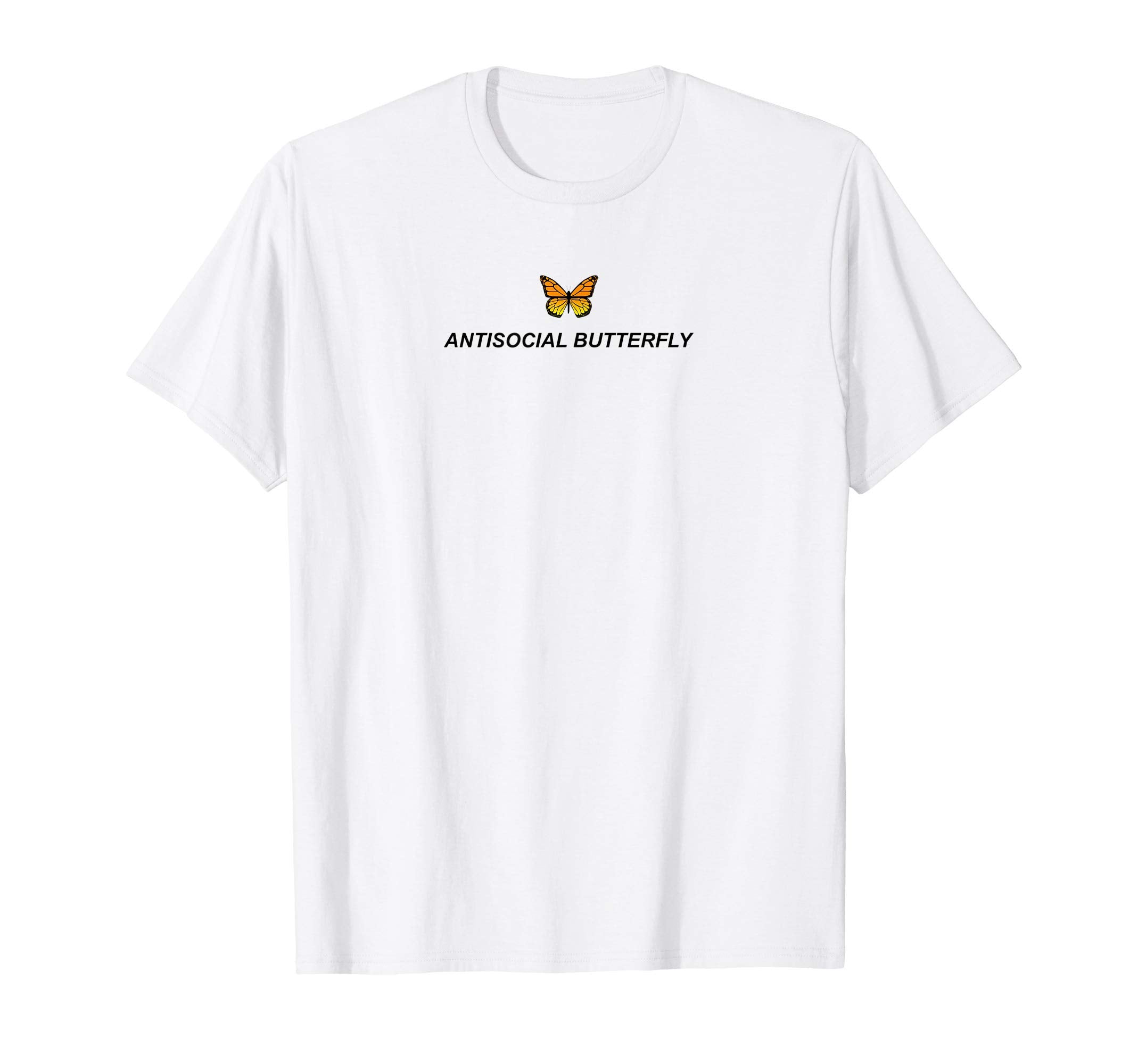 Antisocial Butterfly Aesthetic Soft E T-Shirt - Graphic Print for Adults - T-Shirt, Sweatshirt, Hoodie