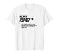 Black Therapists Matter T-Shirt - Minimalist Print Unisex - T-Shirt, Sweatshirt, Hoodie