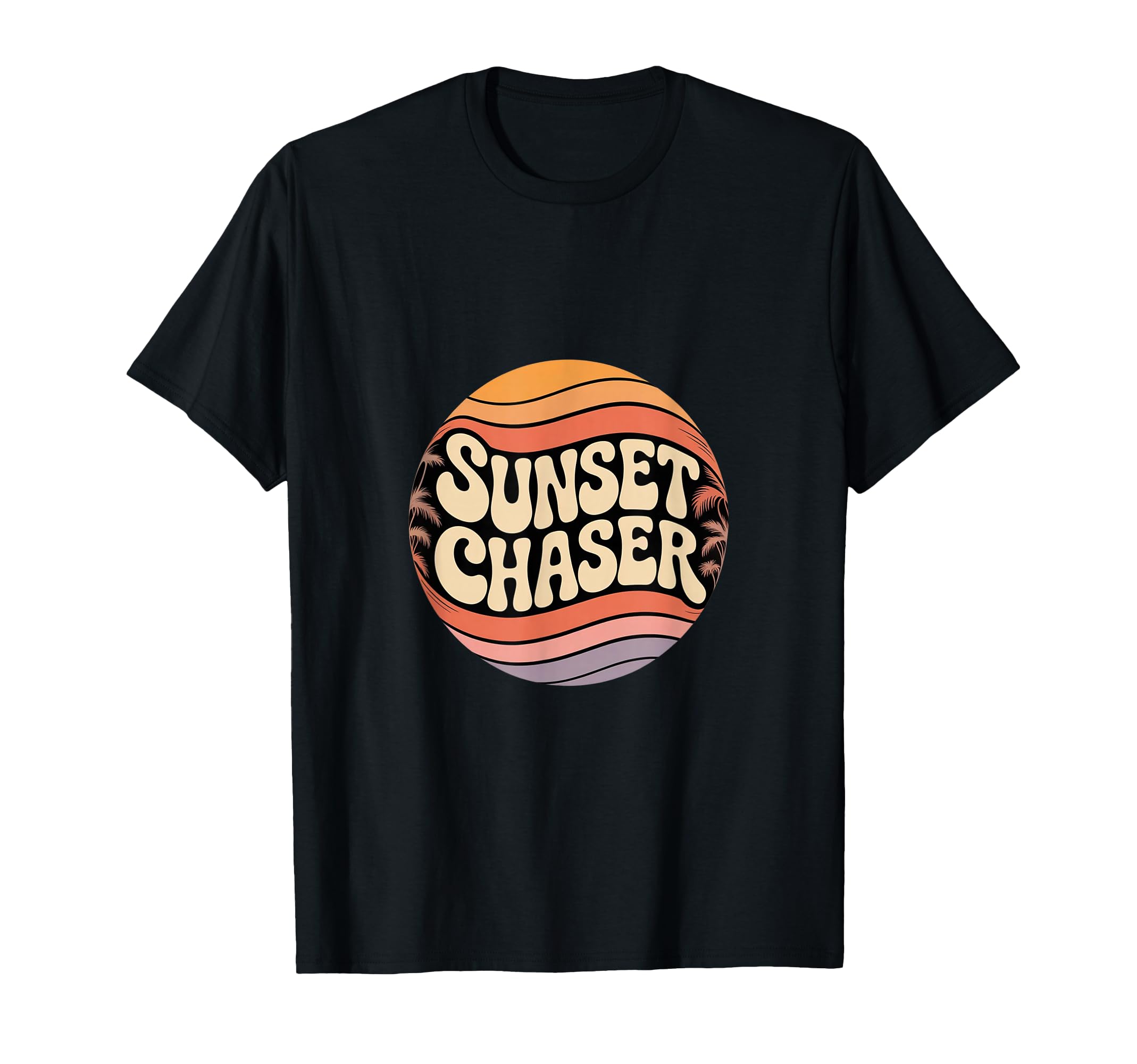 Summer Sunset Chaser Wave Typography T-Shirt - Fun Novelty Design Unisex - T-Shirt, Sweatshirt, Hoodie