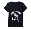 Womens Antisocial Butterfly Antisocial T-Shirt - Novelty Apparel Unisex - T-Shirt, Sweatshirt, Hoodie