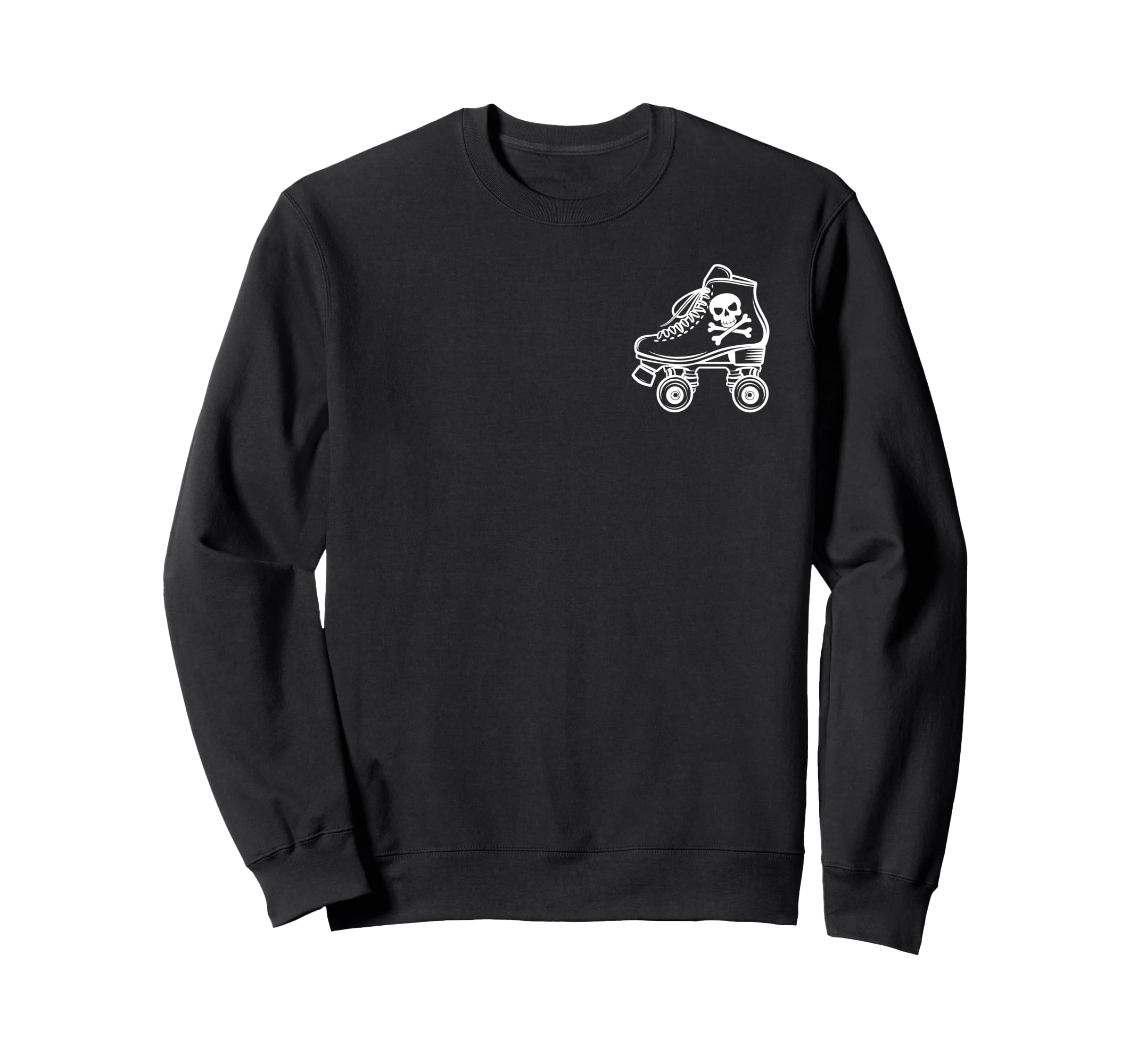 Roller Derby Roller Skating Skull Sweatshirt - Casual Everyday Wear Unisex - T-Shirt, Sweatshirt, Hoodie