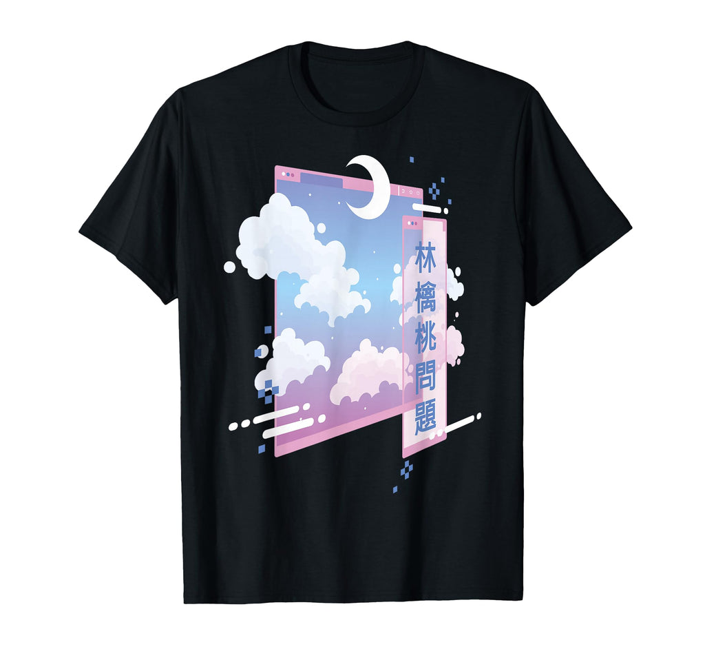 80S Vaporwave Pastel Goth Soft T-Shirt - Fun Novelty Design for Adults - T-Shirt, Sweatshirt, Hoodie