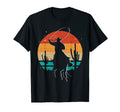 Sunset Western Country Horseback T-Shirt - Fun Novelty Design Unisex - T-Shirt, Sweatshirt, Hoodie