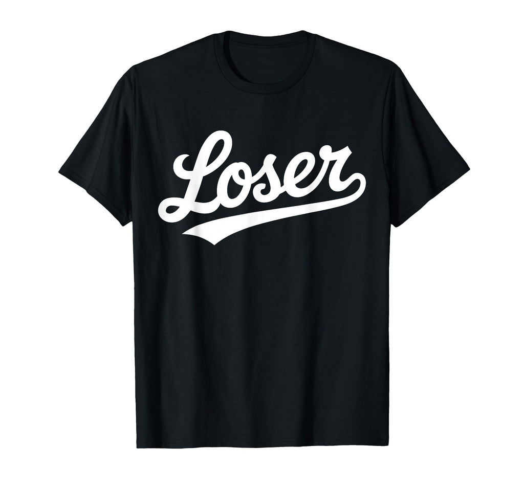 Loser Script Funny Ironic Bold T-Shirt - Trendy Graphic for Adults - T-Shirt, Sweatshirt, Hoodie
