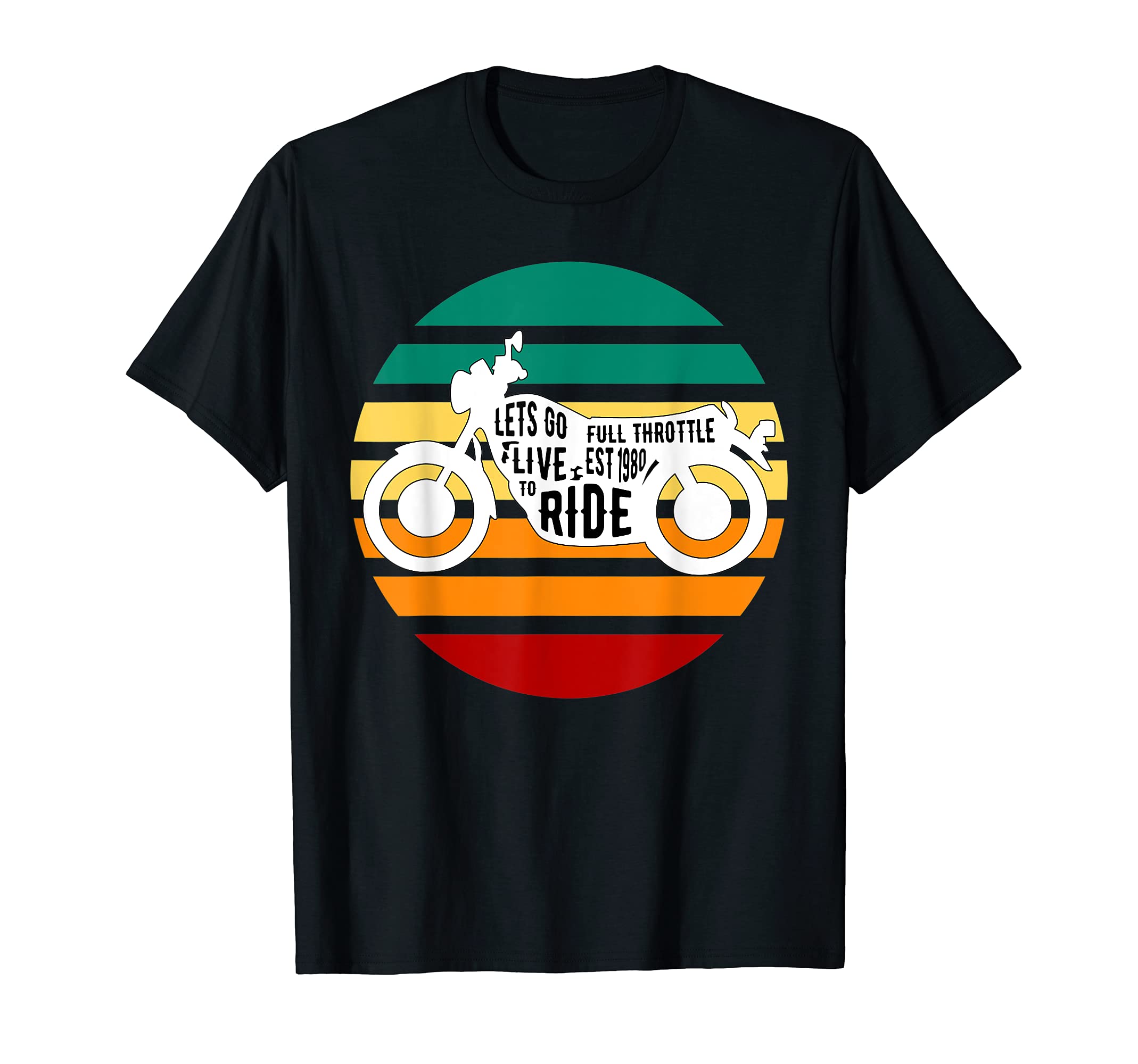 Racing Sport 80S Motorcycle Biker Gift T-Shirt - Graphic Print Unisex - T-Shirt, Sweatshirt, Hoodie