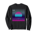 Outrun Landscape Sun Vaporwave Sweatshirt - Novelty Apparel for Adults - T-Shirt, Sweatshirt, Hoodie