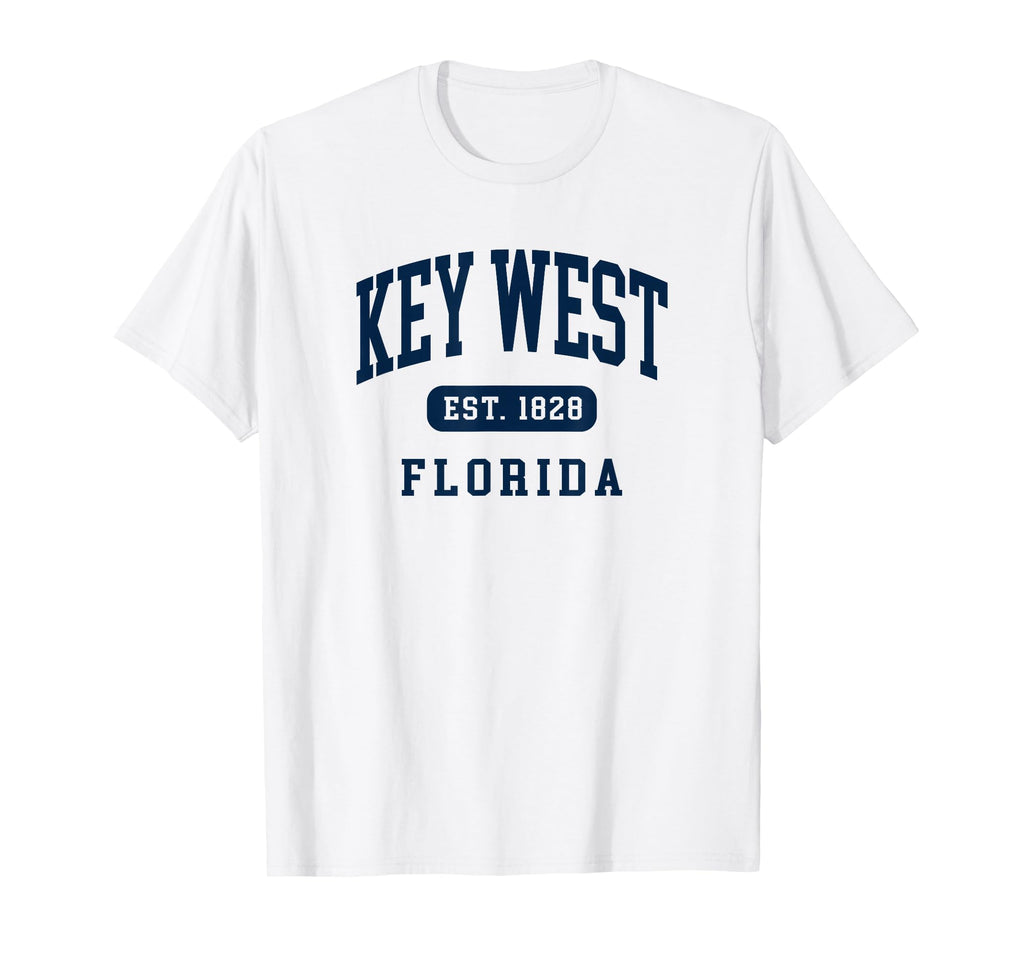 Key West Florida Est 1828 Travel T-Shirt - Fun Novelty Design for Adults - T-Shirt, Sweatshirt, Hoodie