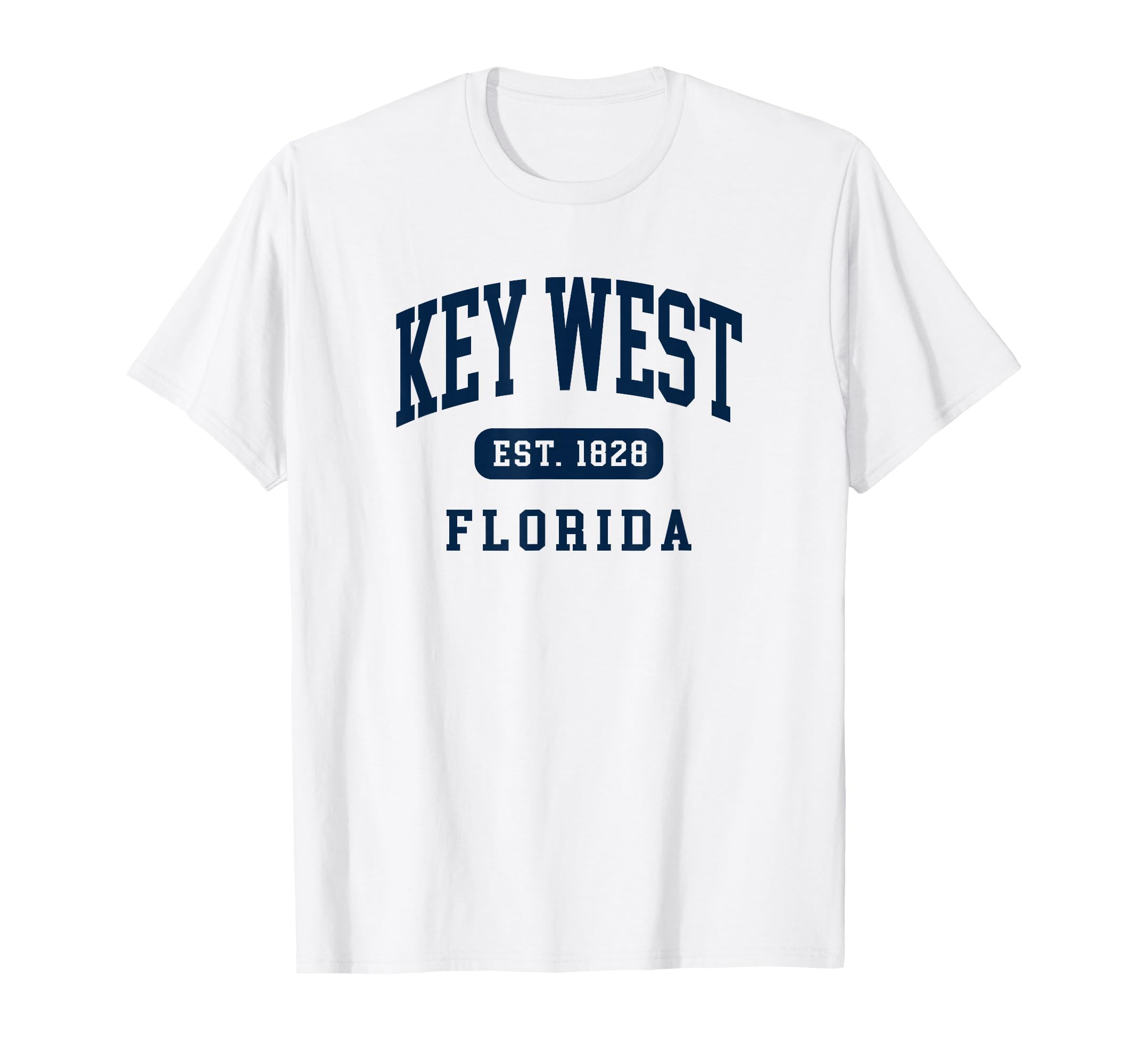 Key West Florida Est 1828 Travel T-Shirt - Fun Novelty Design for Adults - T-Shirt, Sweatshirt, Hoodie
