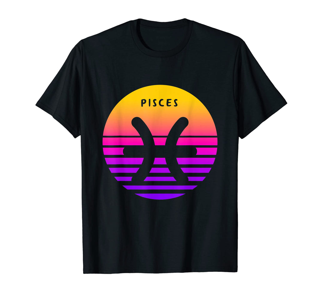 Pisces Zodiac Sign Sunset Pisces T-Shirt - Fun Novelty Design Unisex - T-Shirt, Sweatshirt, Hoodie