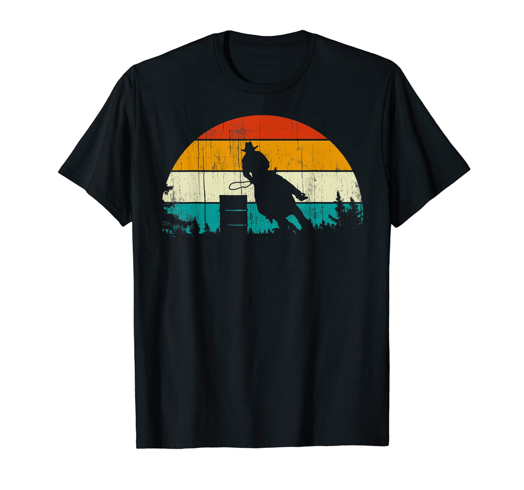Sunset Sport Horse Rider Barrel Racing T-Shirt - Unique Graphic Unisex - T-Shirt, Sweatshirt, Hoodie
