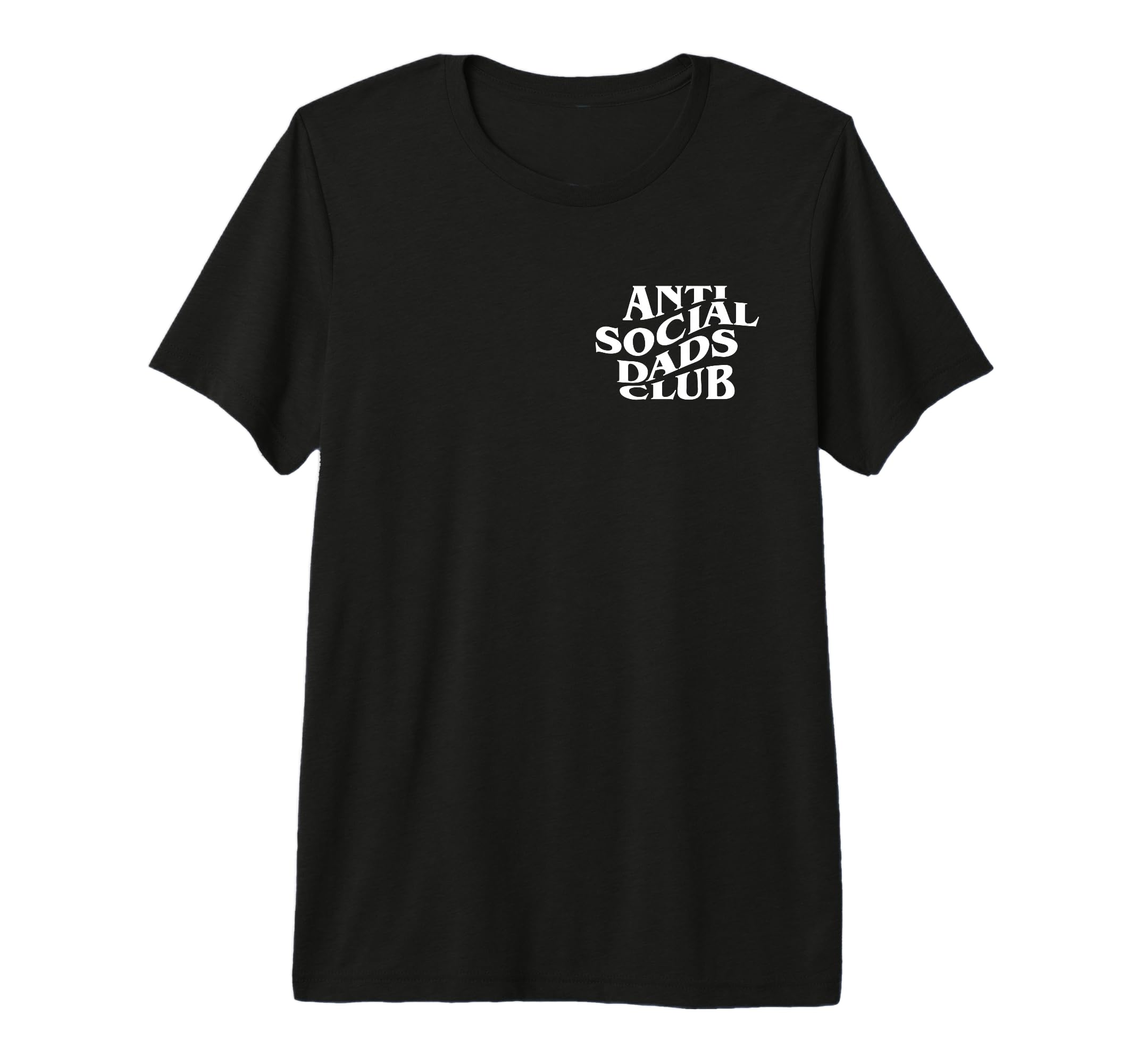 Anti Social Dads Club Funny Fathers Day T-Shirt - Minimalist Print Unisex - T-Shirt, Sweatshirt, Hoodie