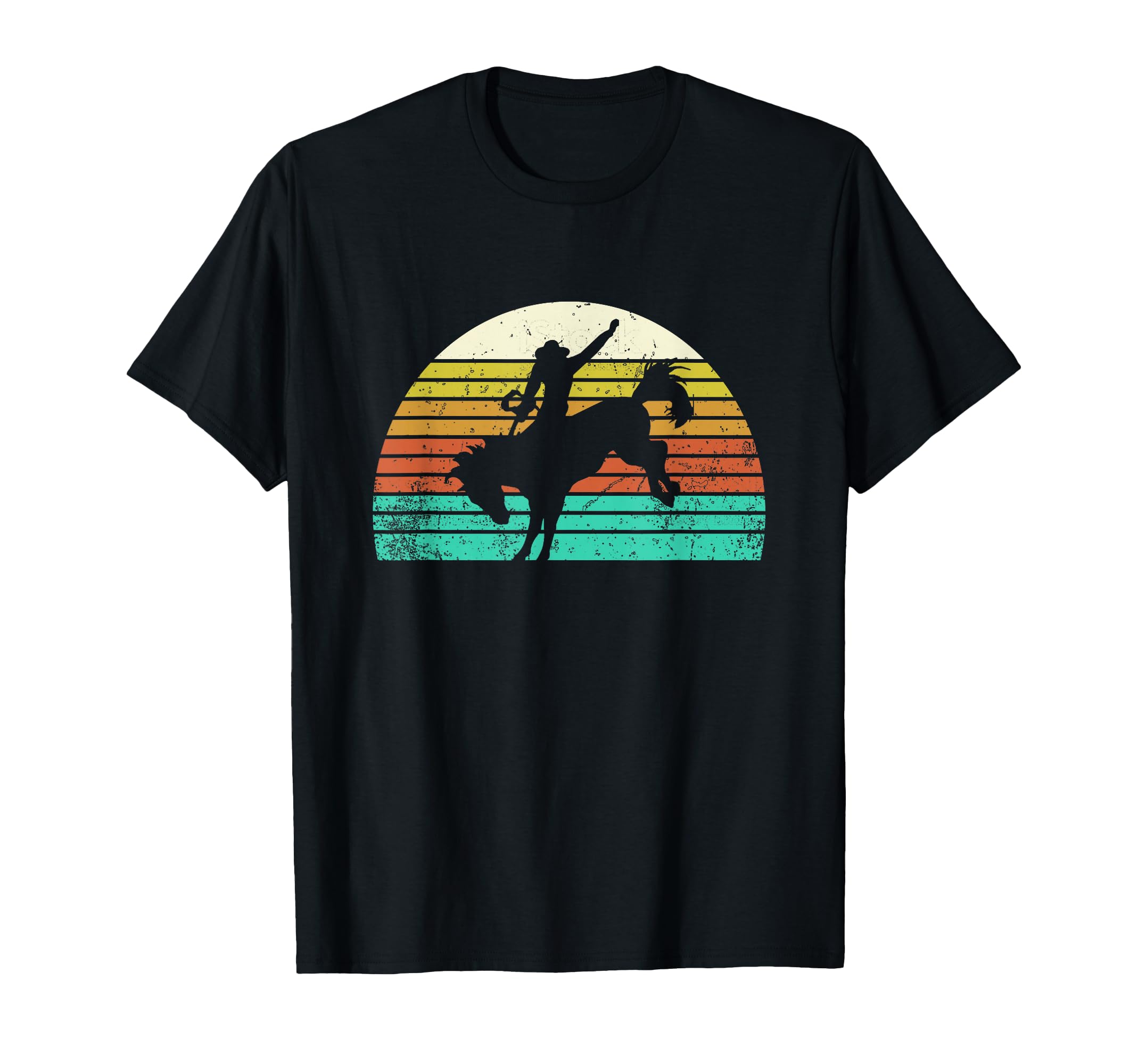 Rodeo Bull Riding Western Bucking T-Shirt - Aesthetic Graphic for Adults - T-Shirt, Sweatshirt, Hoodie