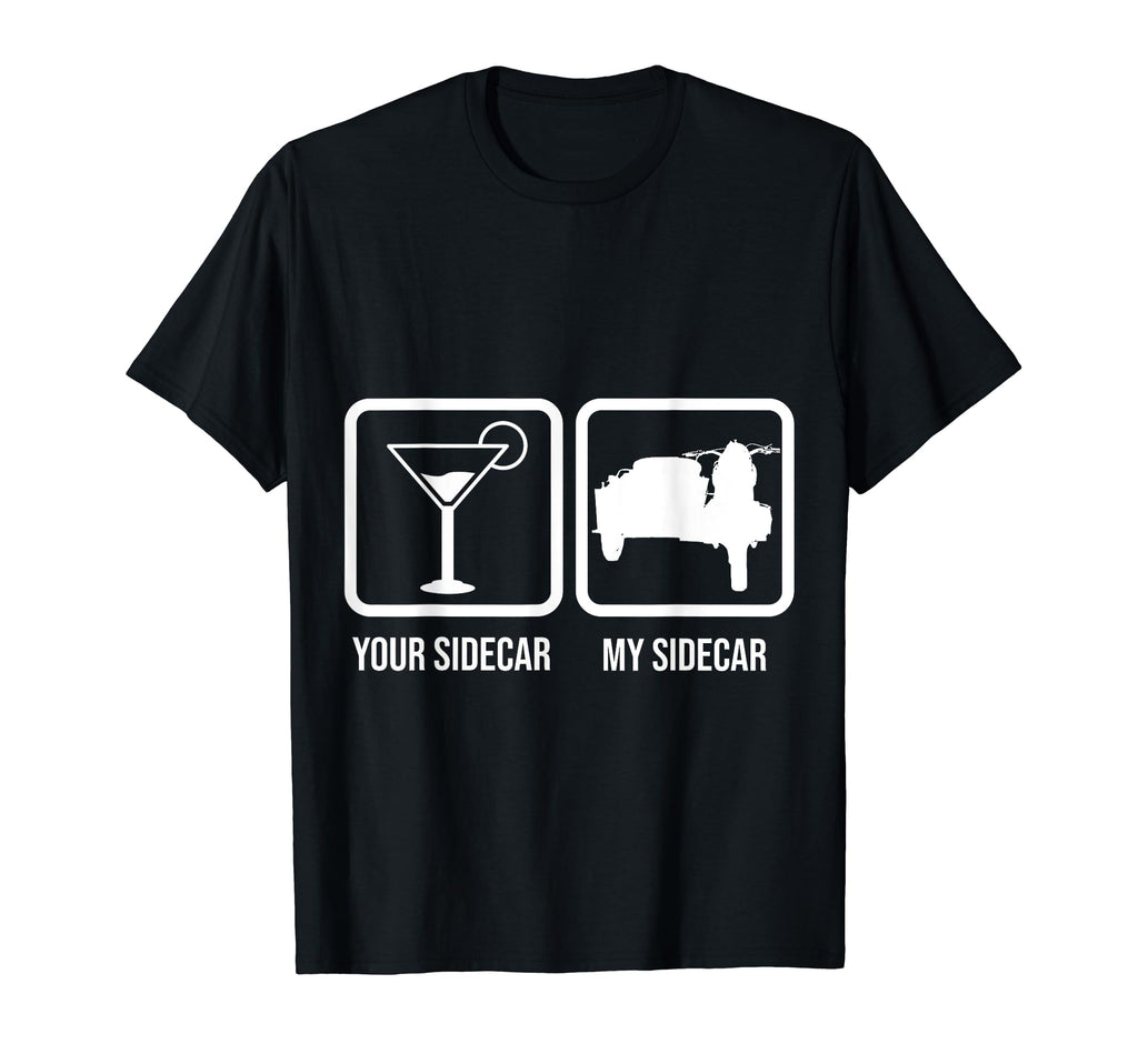 Motorcycle Sidecar Motorbike T-Shirt - Unique Graphic for Adults - T-Shirt, Sweatshirt, Hoodie
